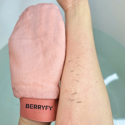 Dark Under Arms Remover Bathing Glove !