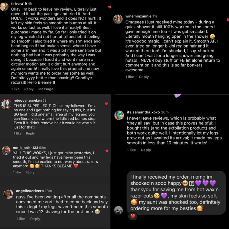 Crystal Exfoliating Hair Remover !